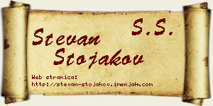 Stevan Stojakov vizit kartica